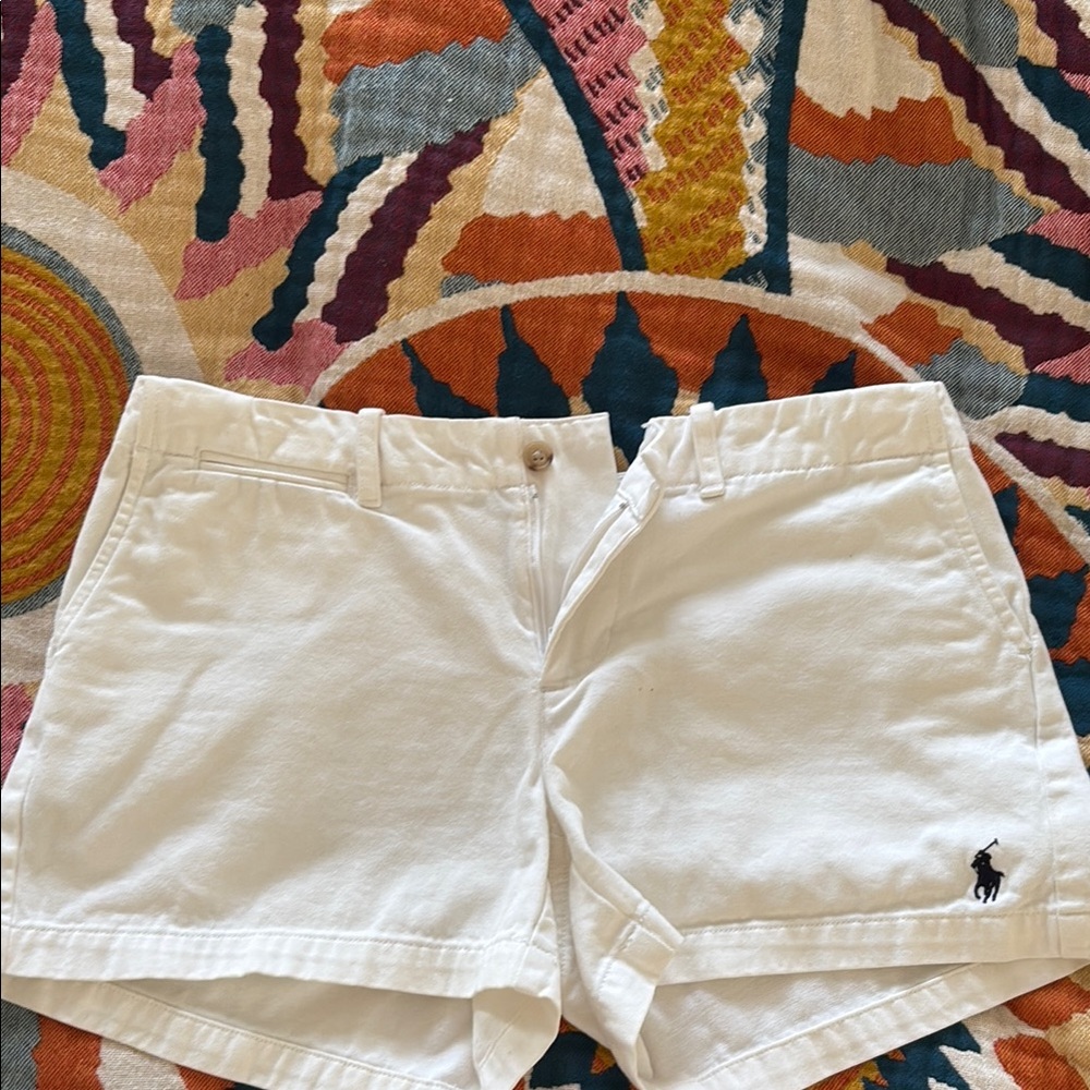 Polo by Ralph Lauren White Shorts